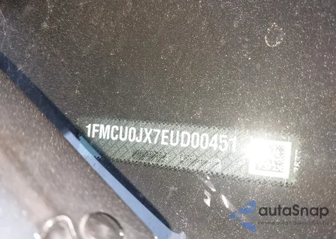 2014 Ford Escape Titanium из США, поврежденный, VIN 1FMCU0JX7EUD00451